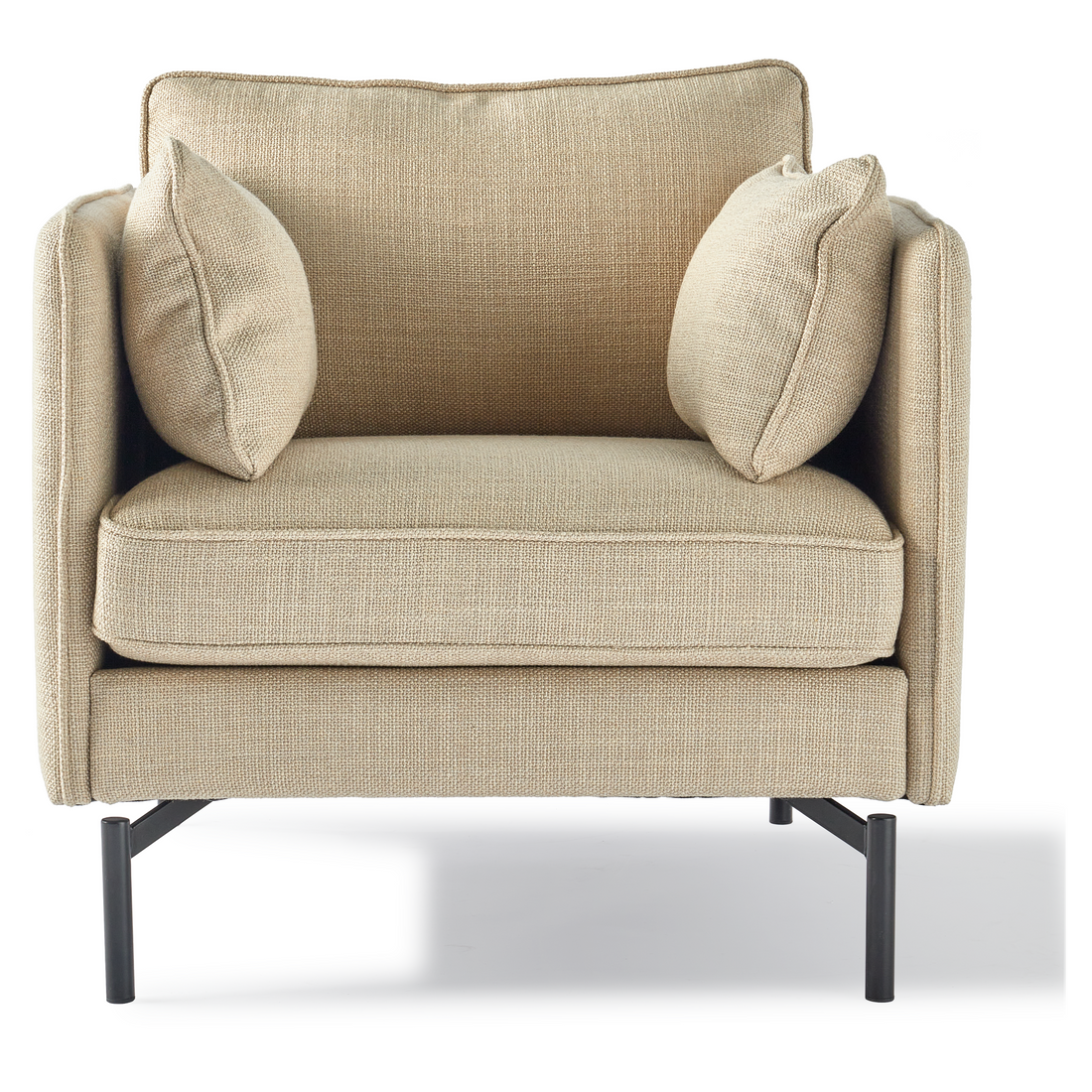 Vorderansicht des Pols Potten PPno.2 Fautueil in Beige