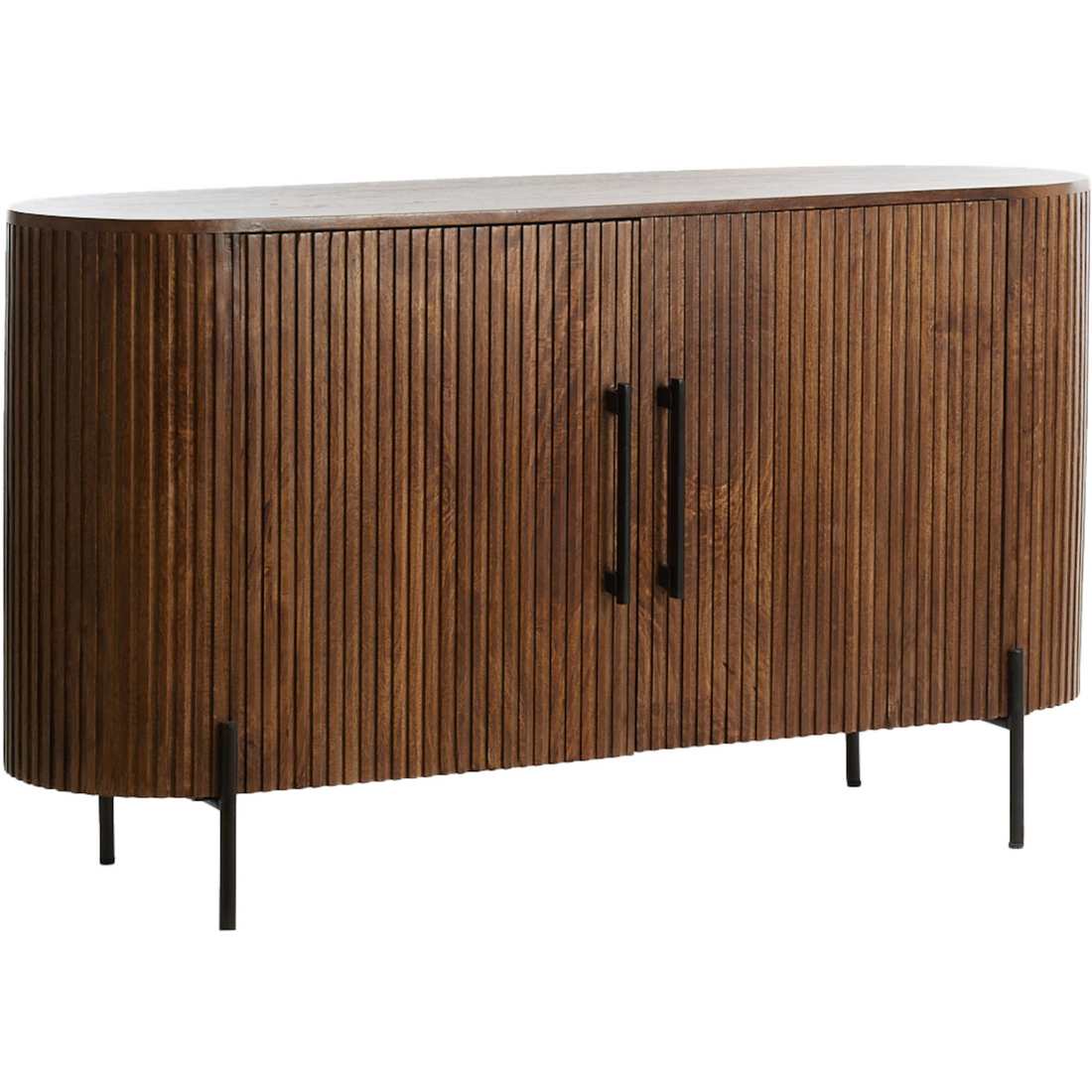 Mango-Holz Sideboard DUMOSI in Braun