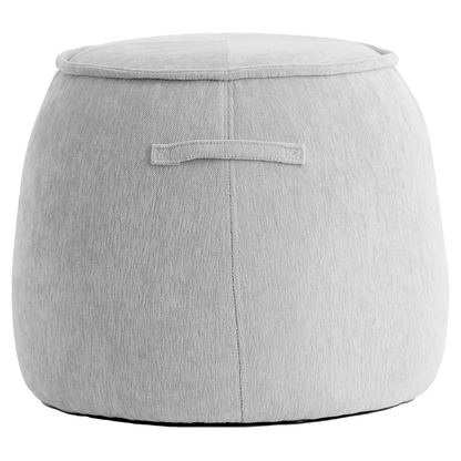 Sitzpouf SIBIU in Sandfarbe von Light &amp; Living.
