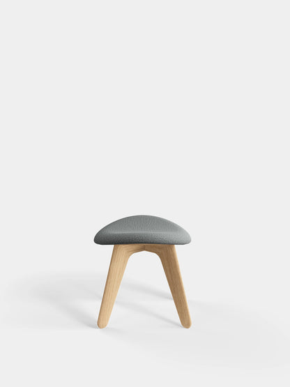 Slab Ottoman | Wohnzimmer Lounge Hocker in grau