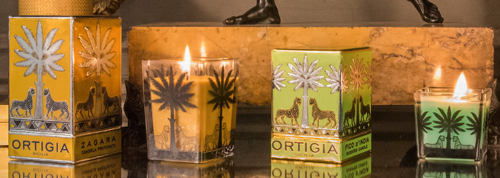 Square Candle, Duftkerzen Kollektion von Ortigia Sicilia