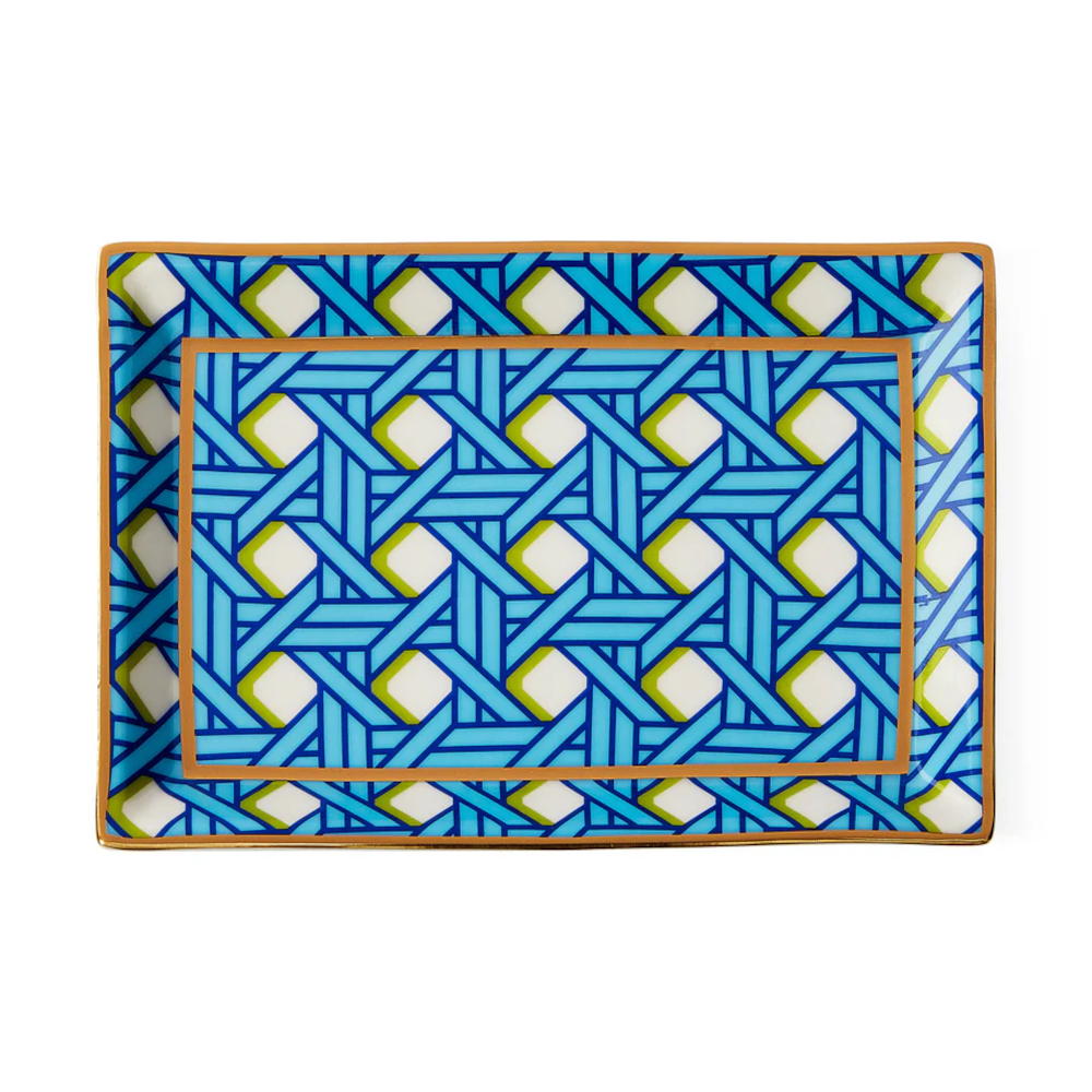 Ablageschale BASKETWEAVE quadratisch von Jonathan Adler rechteckig