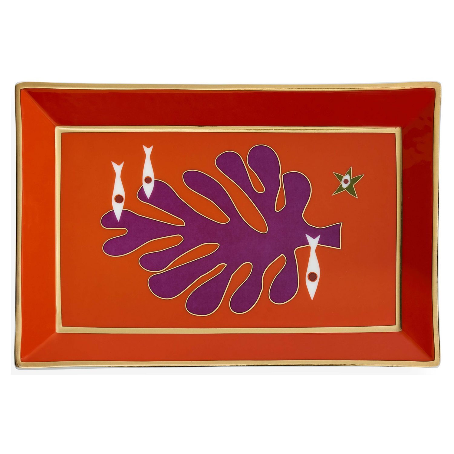 Jonathan Adler PLAYA RECTANGLE TRAY in leuchtenden Farben