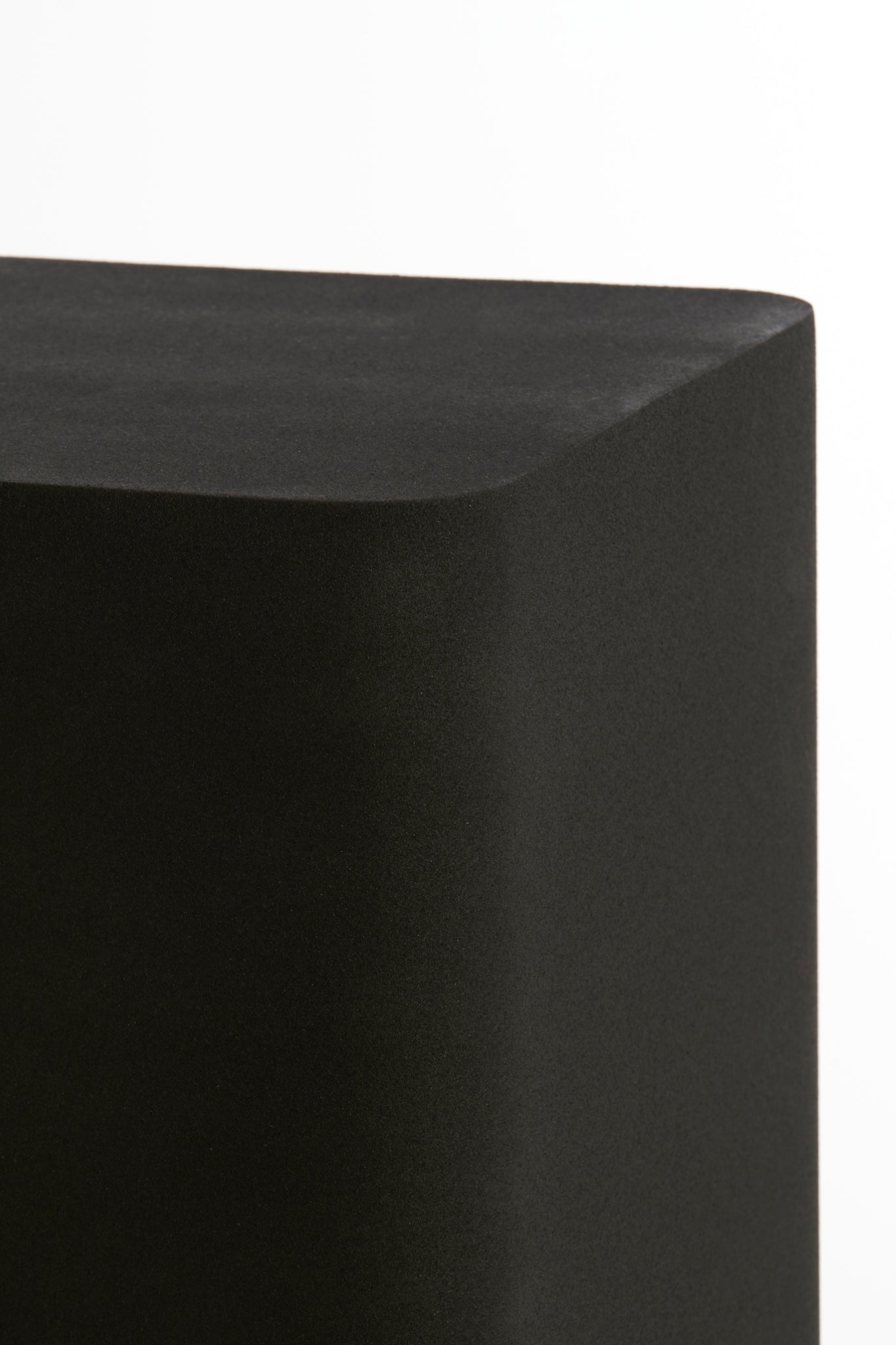 Column ALURIO matt black 35,5x35,5x100 cm