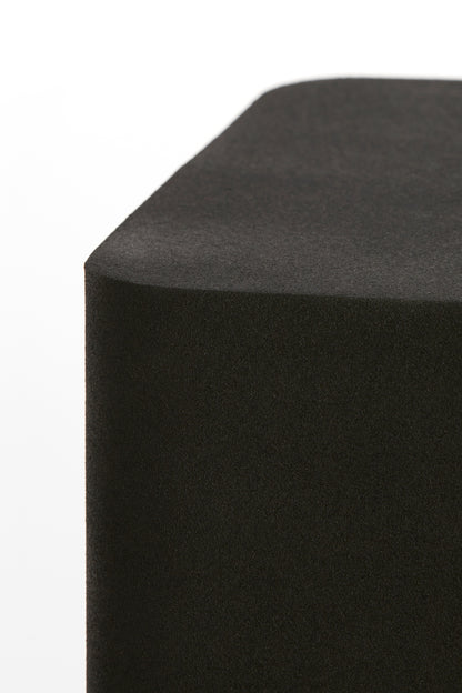 Column ALURIO matt black 35,5x35,5x100 cm