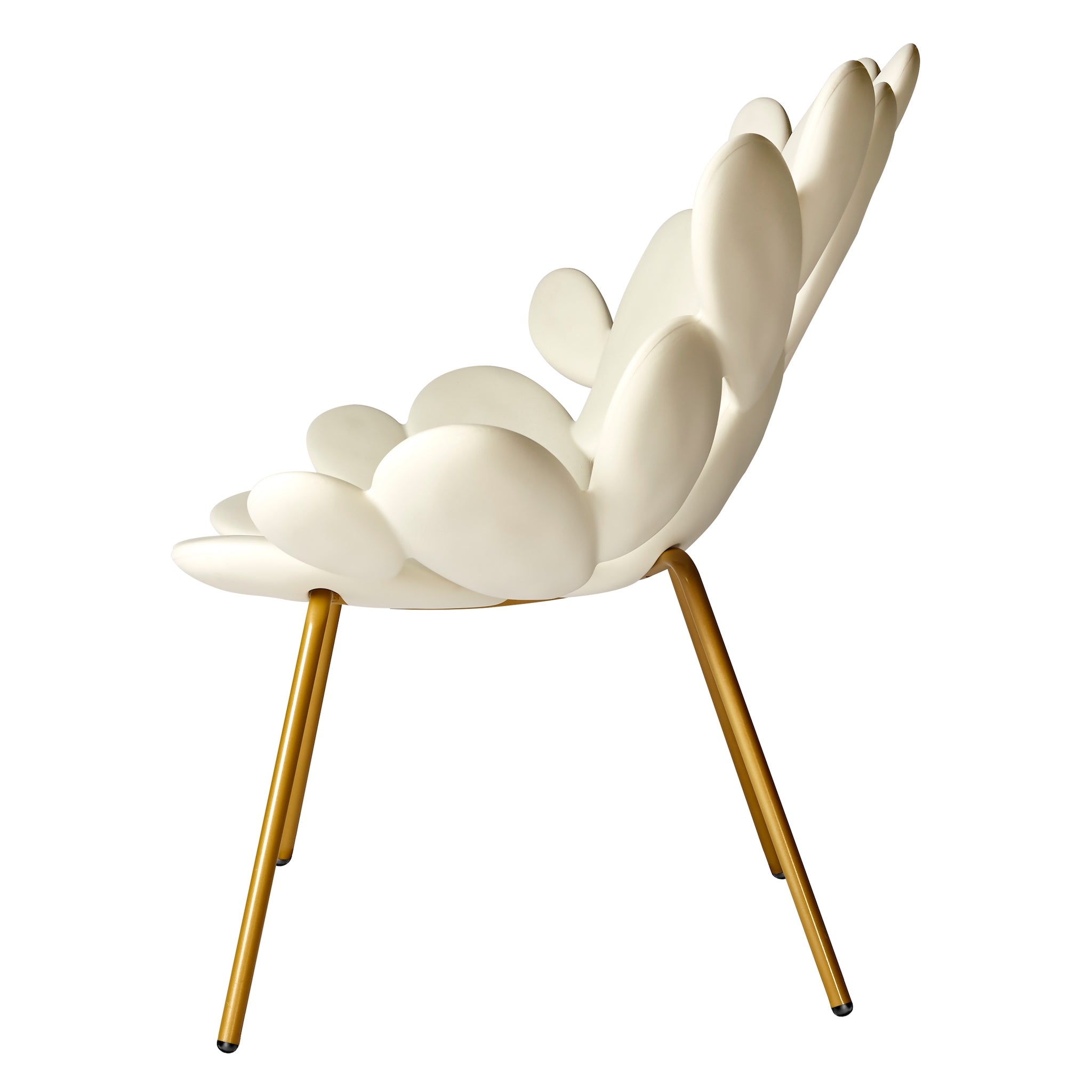 Filicudi Armchair Weiss/Brass von Qeeboo