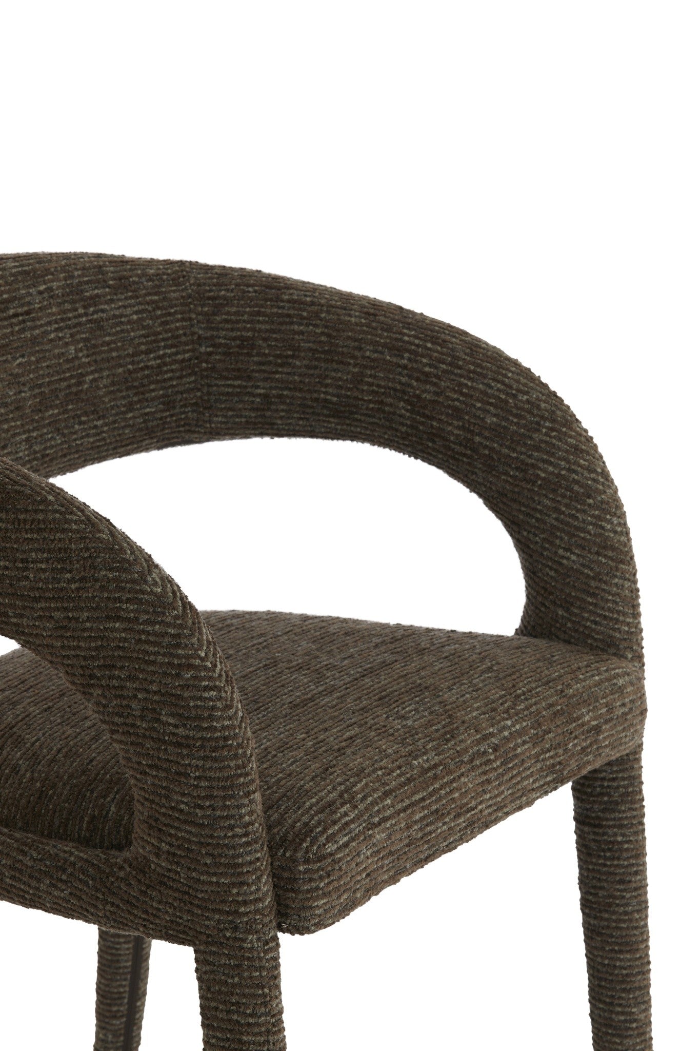 Esszimmerstuhl mit Armlehnen in textiler Ausführung