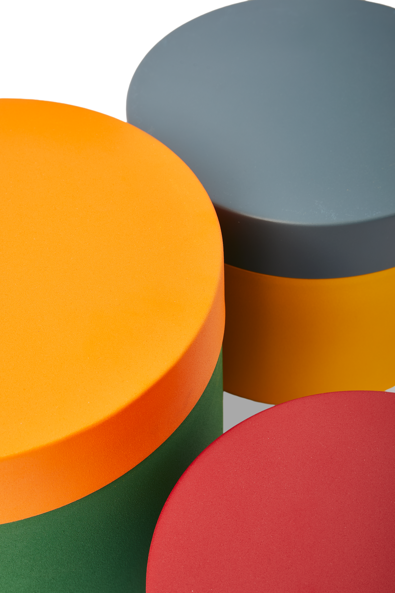 Round Metal Caps and Jars – Aufbewahrungsdosen Set aus Metall in Multicolor (3er-Set)