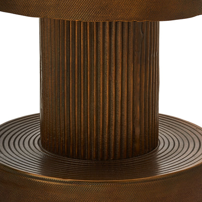 Beistelltisch BOLT STOOL in antik Bronze von Pols Potten