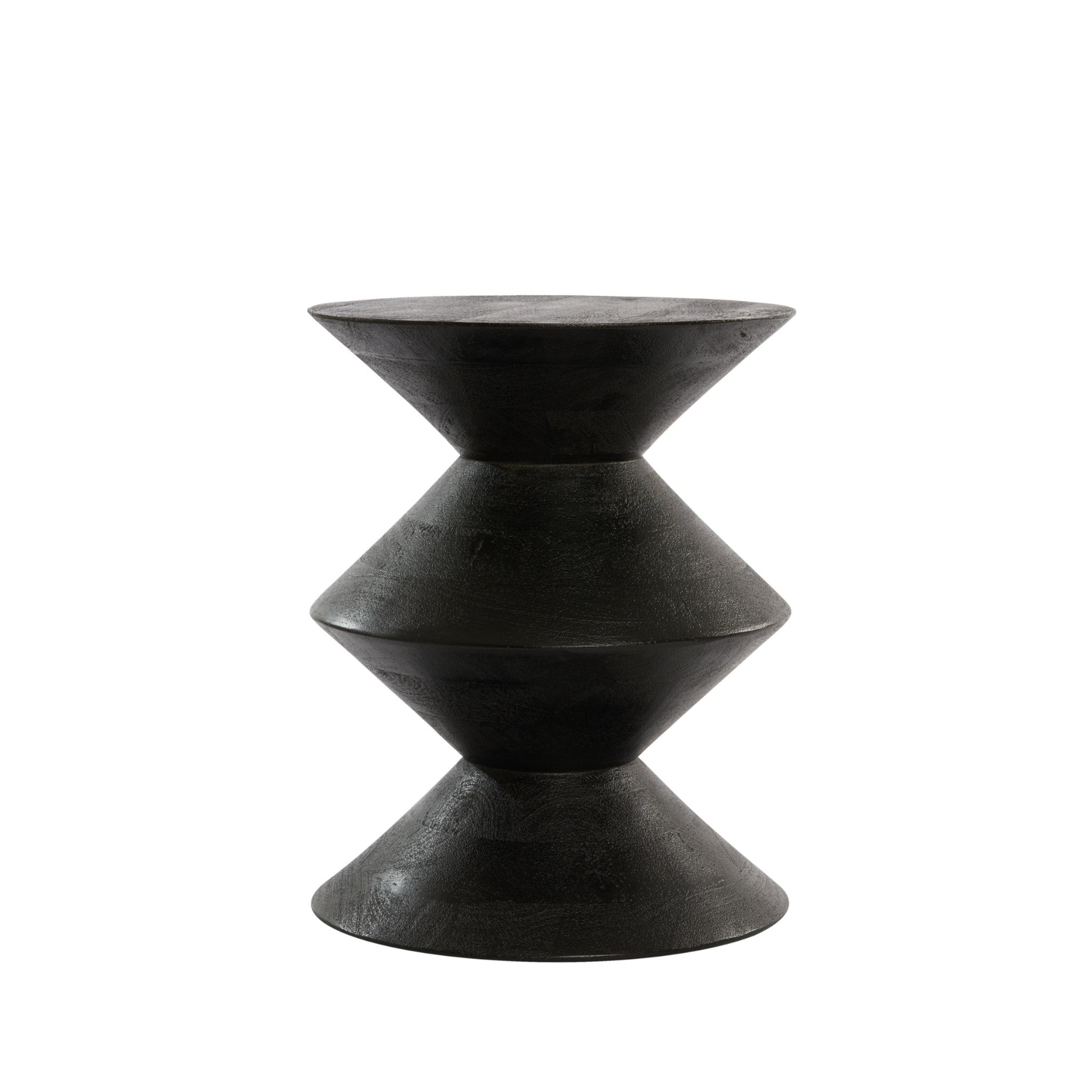 Side table LARUS mango wood, matt black