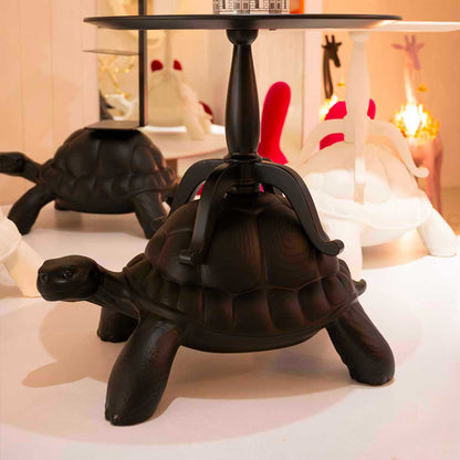 Beistelltisch TURTLE CARRY in Schwarz von Qeeboo