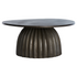 Beistelltisch VEGLIA von Light & Living in matt dunkelbraun, rundes Design