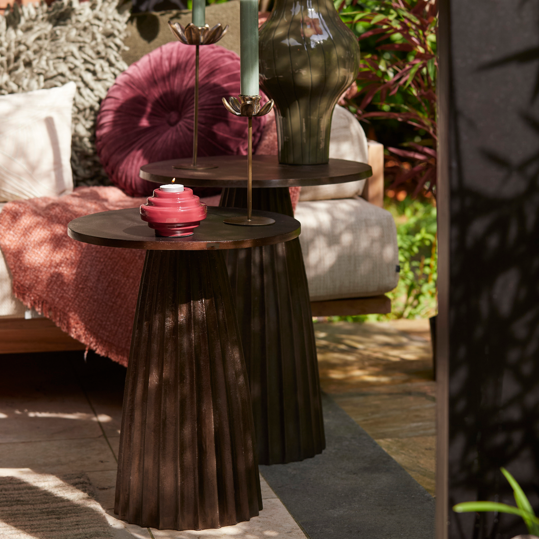 Beistelltisch VEGLIA von Light & Living in Dunkelbraun