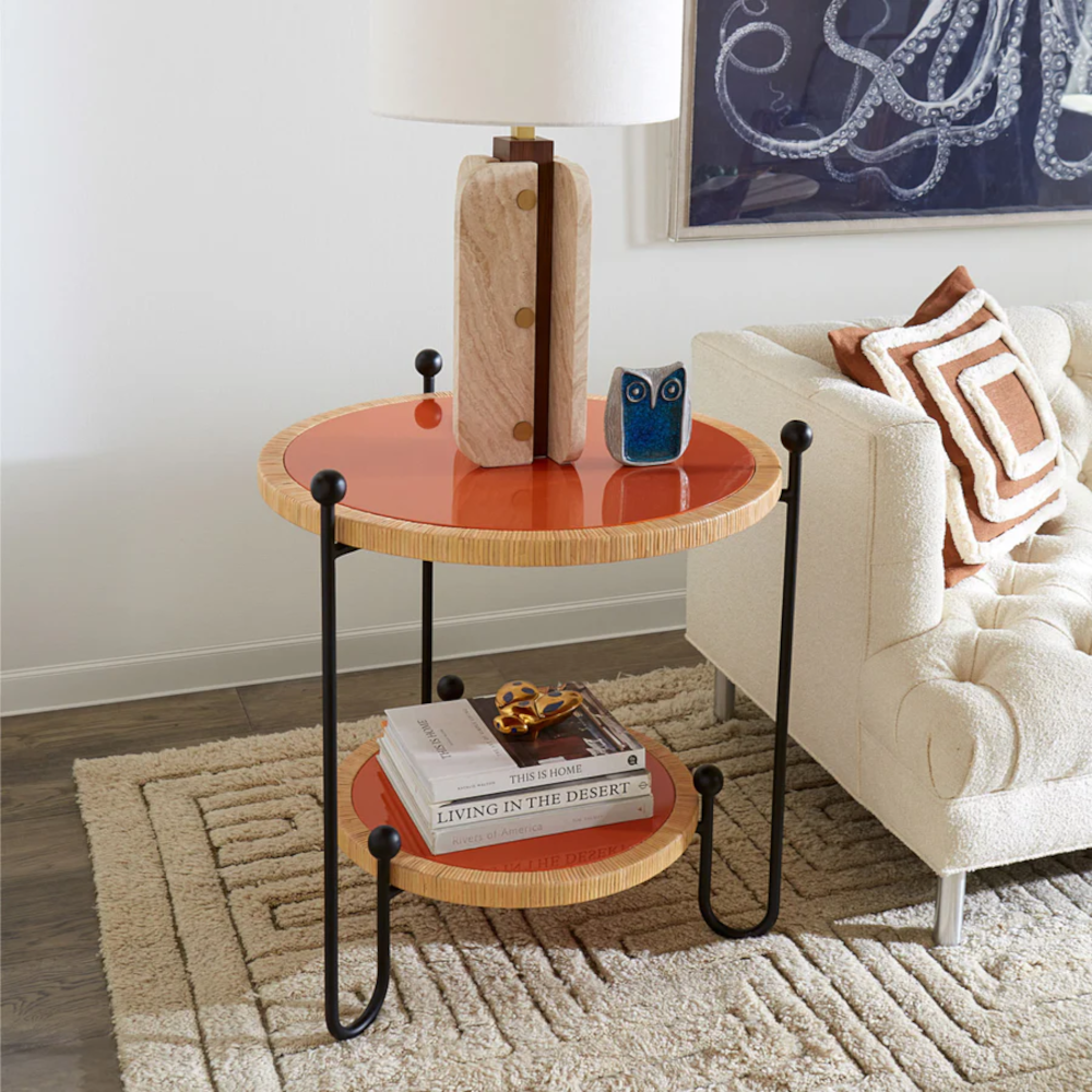 Beistelltisch WELLINGTON orange von Jonathan Adler