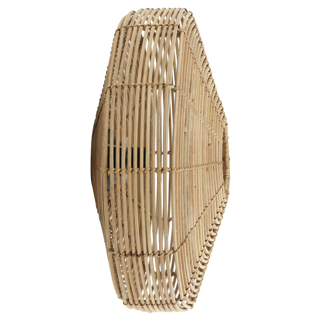 Wandleuchte Ø51x21 cm MATAKA Rattan naturell im modernen Look