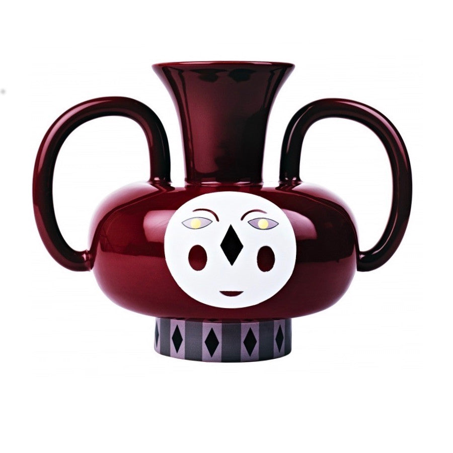 Raki Vase Glossy Bordeaux von Bosa