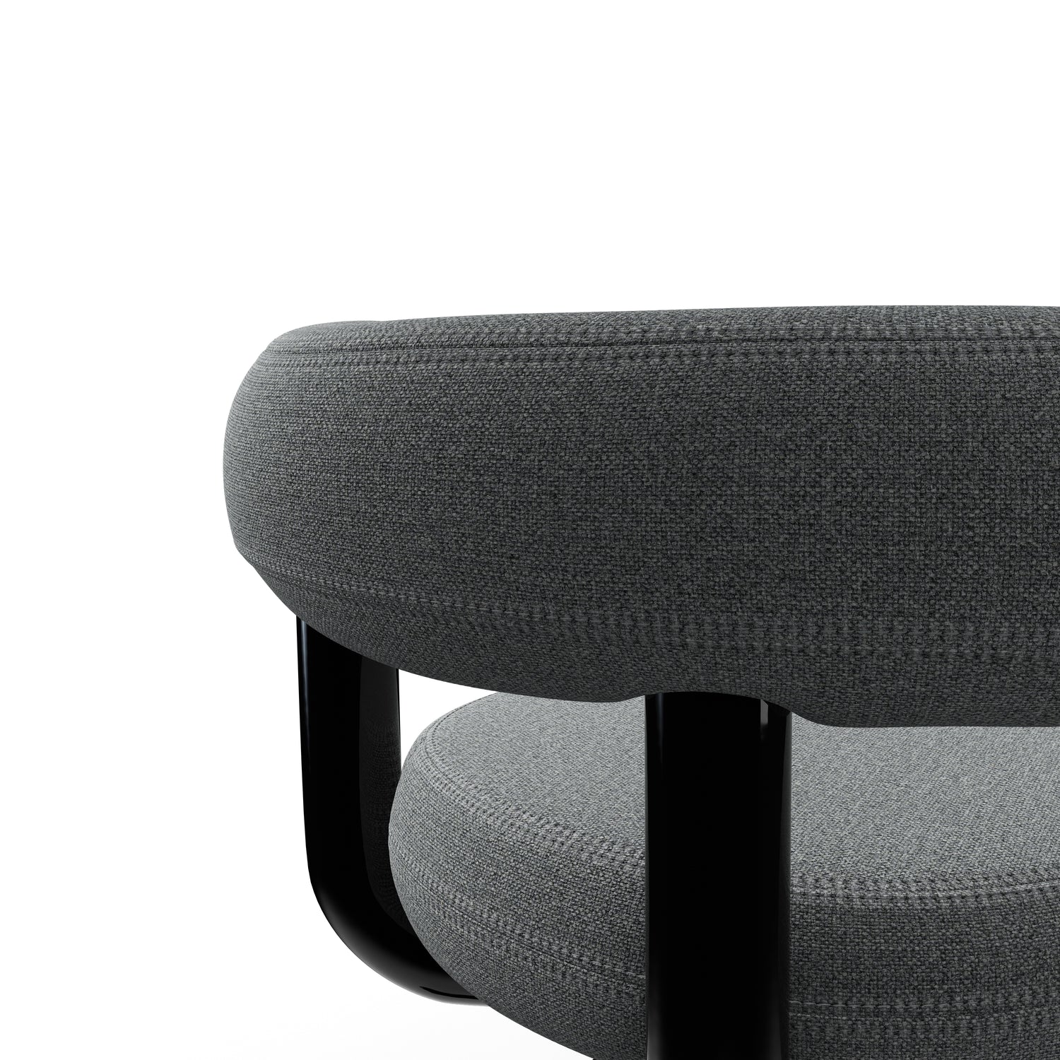 Fat Work Chair – Mid Grey Stoff (Kvadrat Hallingdal 65)