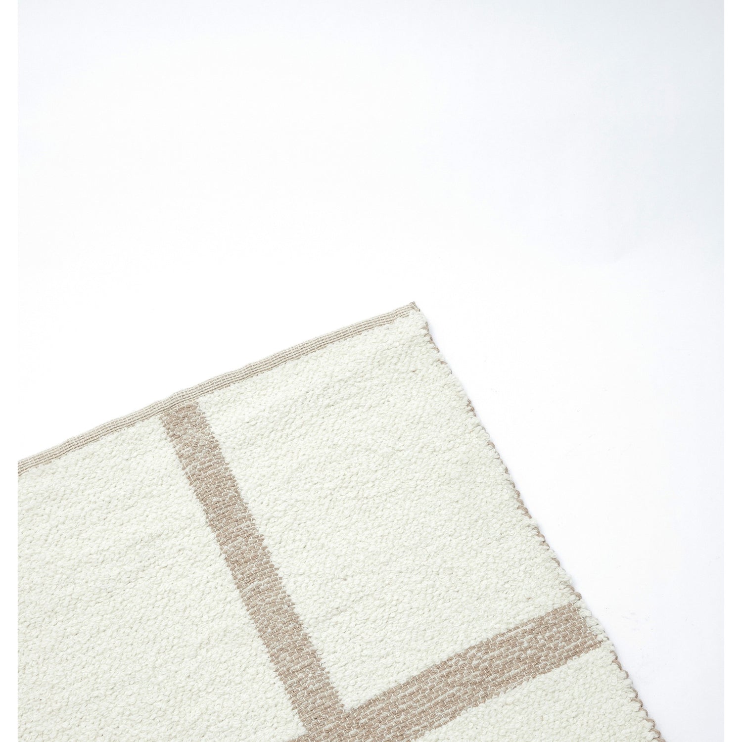 Textilteppich in Creme und Naturell von Light &amp; Living