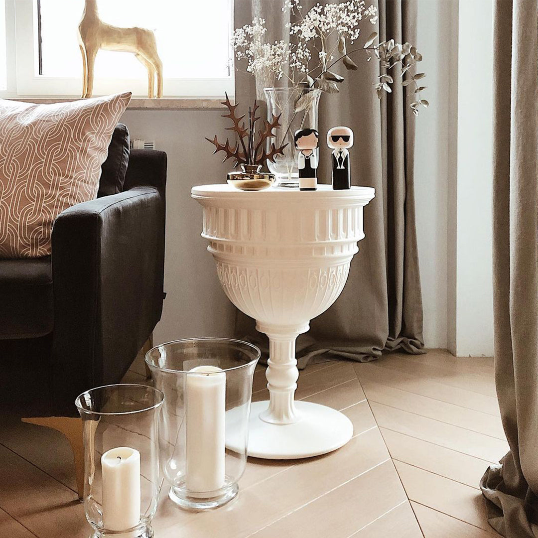 Capitol side table in white