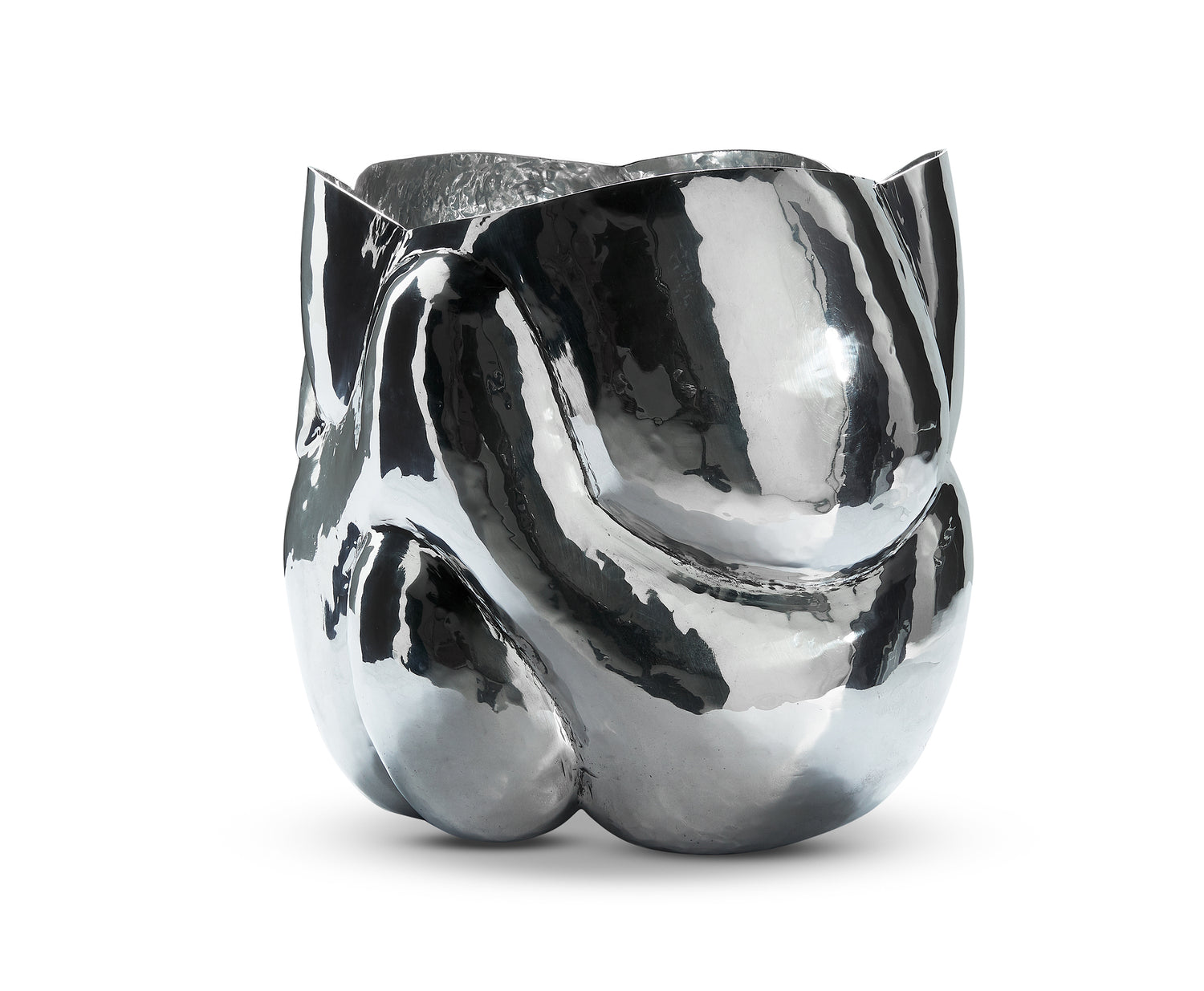 Cloud Short Vessel in Polished Stainless Steel