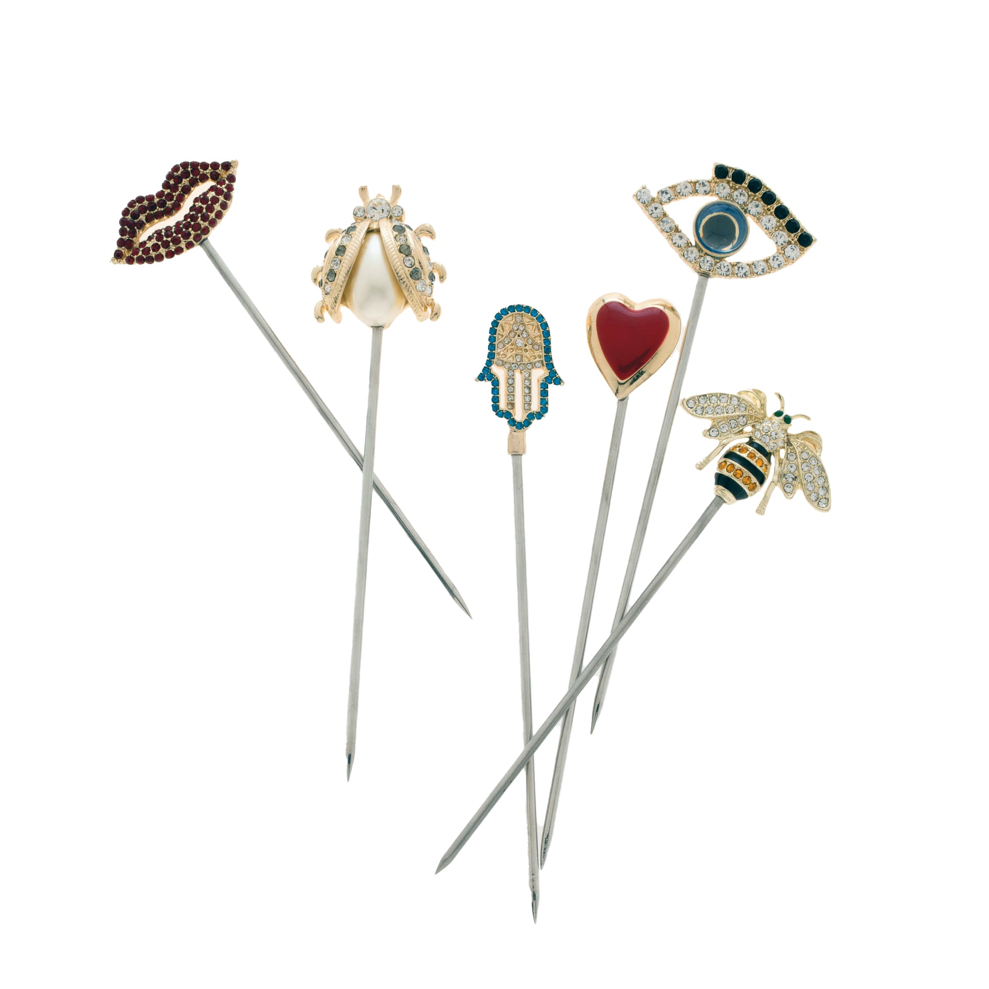Cocktailspieße &quot;Lucky Charm&quot; – 6er-Set von Joanna Buchanan