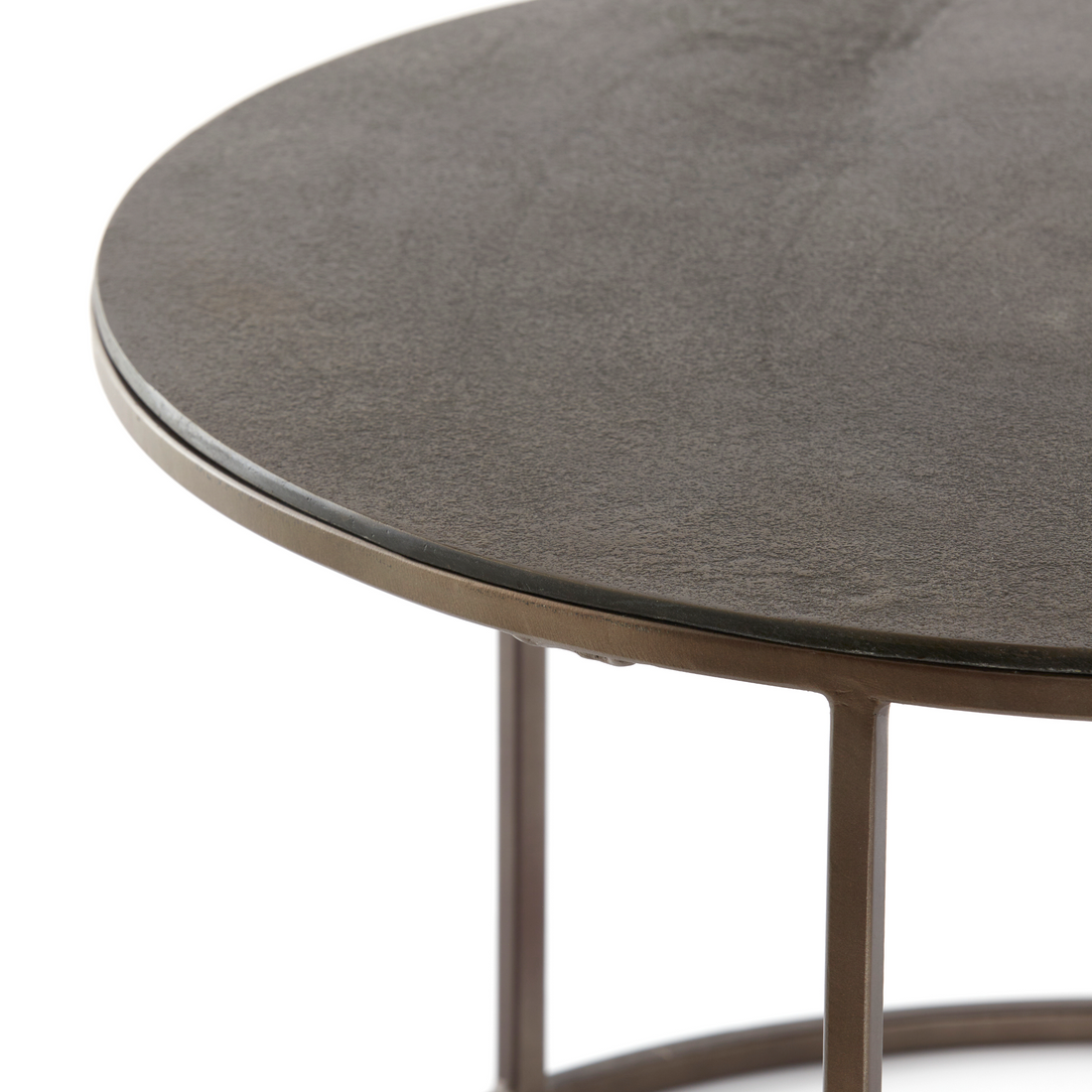 Dunkelbraunes Couchtisch-Set TALCA für flexible Raumgestaltung