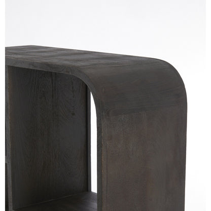 Breites Highboard aus Holz für moderne Wohnräume