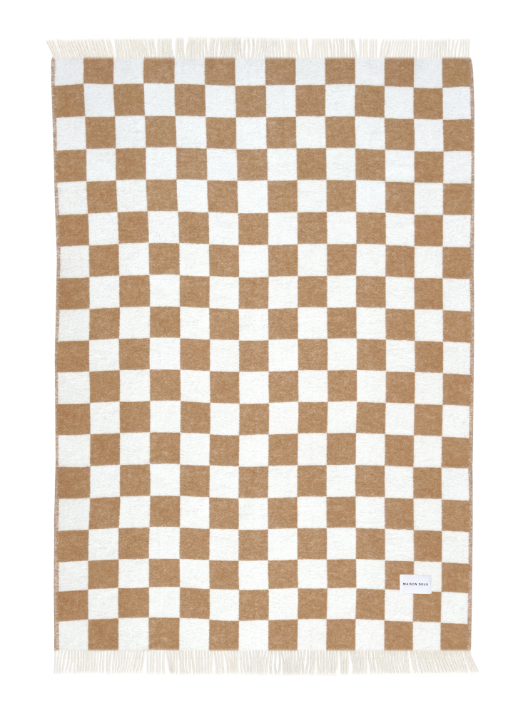 Decke Schachbrettmuster Terra-Weiß