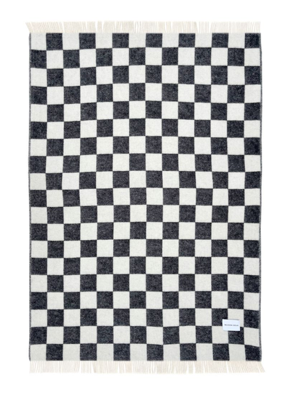 Decke Schachbrettmuster Schwarz-Weiß von Maison Deux