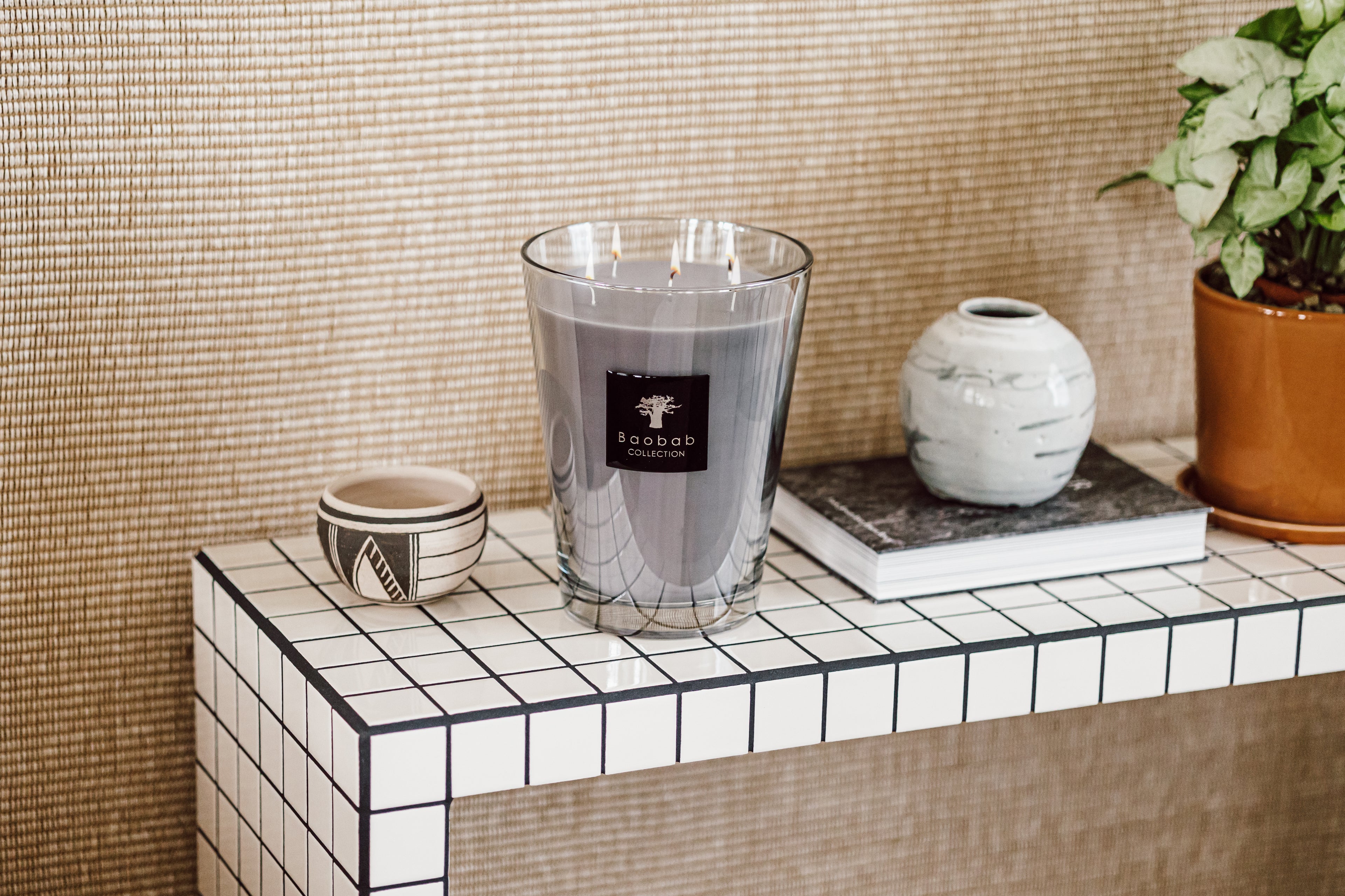 Baobab Collection Candle - All Seasons WHITE RHINO Max 24