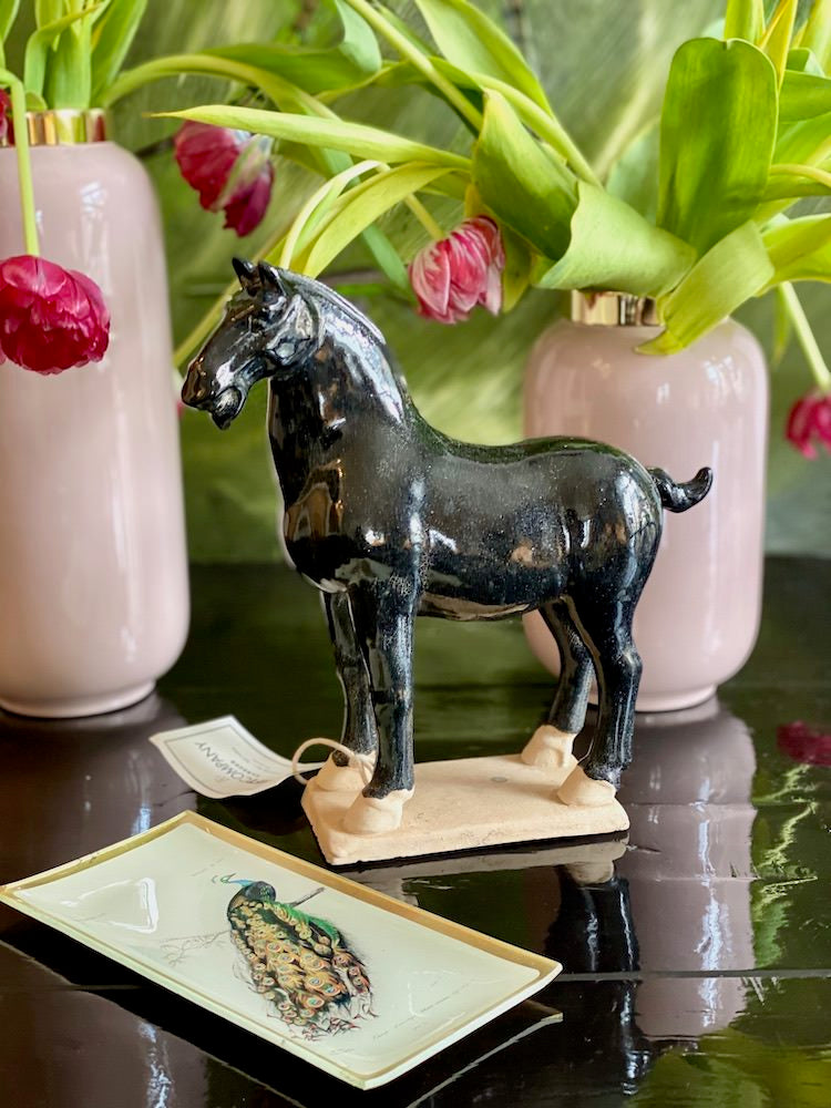 Deko-Pferd aus Keramik