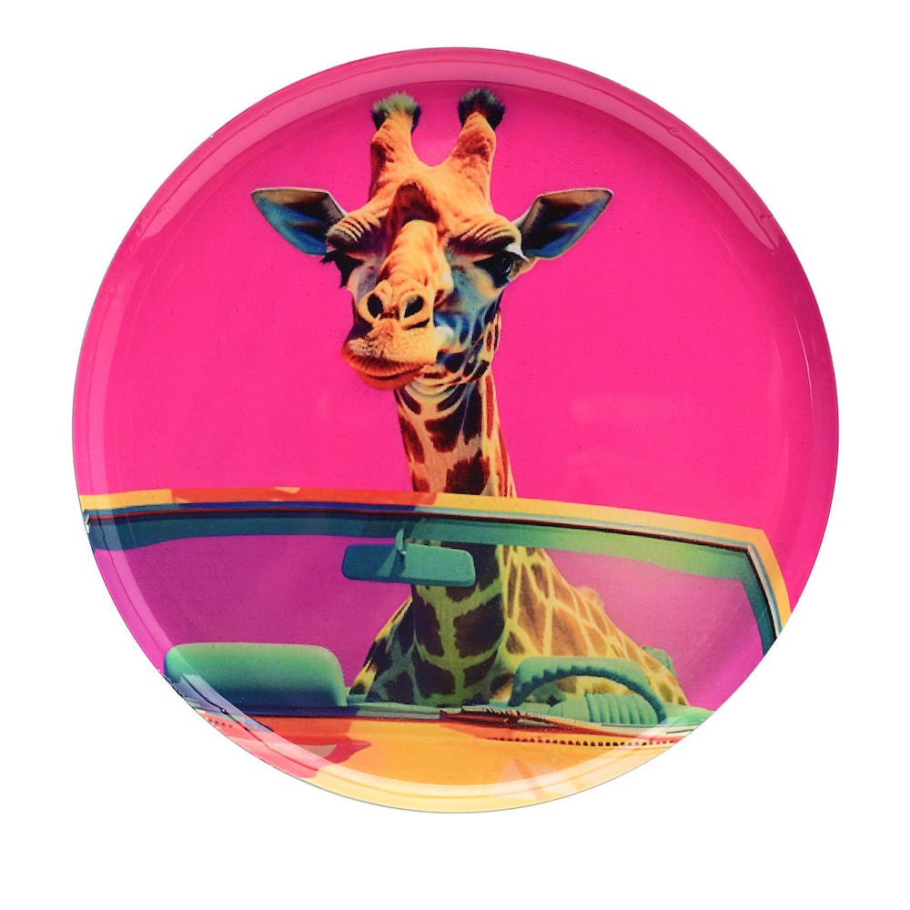 Dekotablett GIRAFFE pink