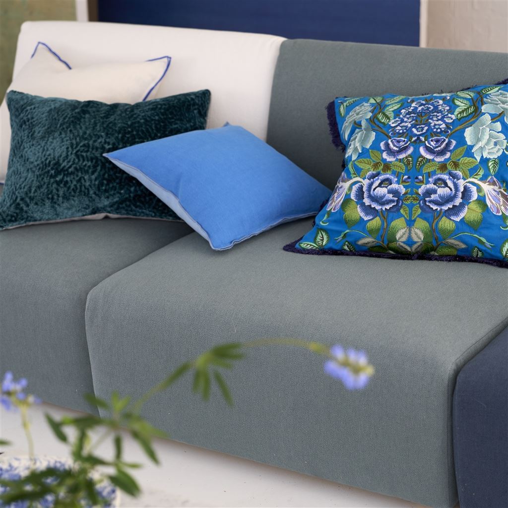 Kissen BRERA LINO CORNFLOWER &amp;amp; LAPIS der Marke Designers Guild