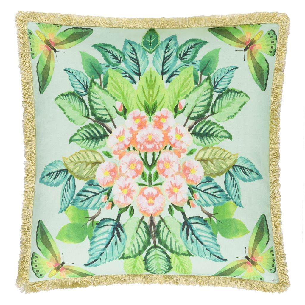 Kissen CELASTRINA EMBROIDERED TURQUOISE der Marke Designers Guild