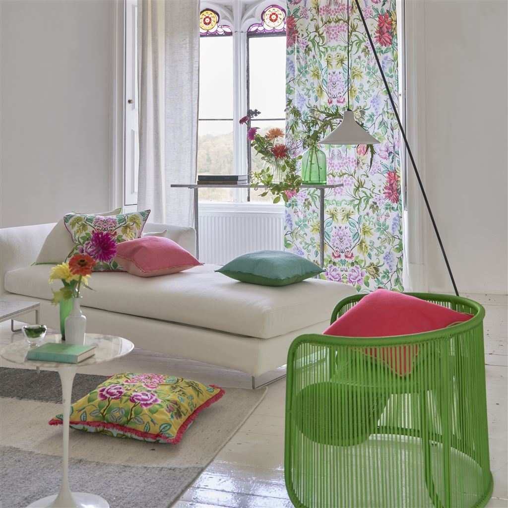 Kissen ELEONORA LINEN FUCHSIA der Marke Designers Guild