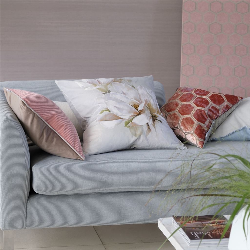 Kissen MANIPUR CORAL der Marke Designers Guild