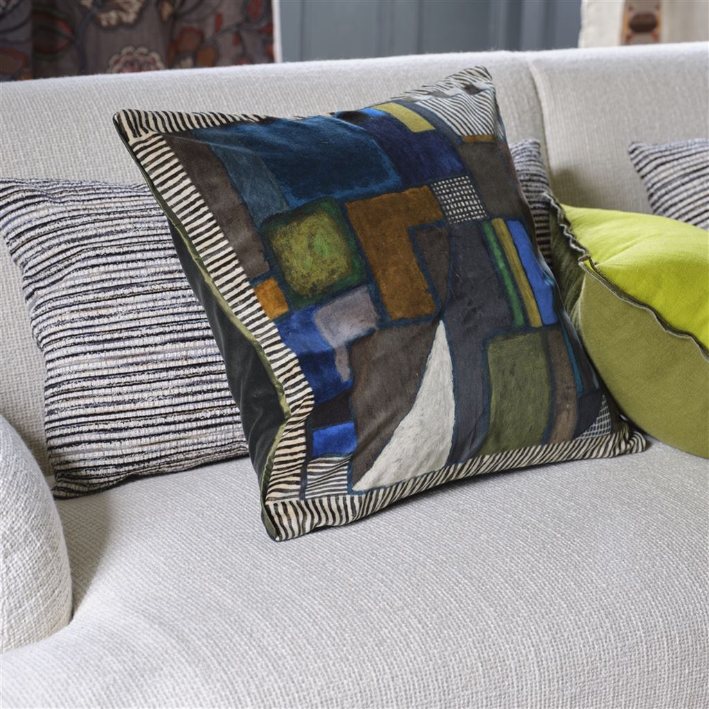 Kissen RAKU PATCHWORK CHOCOLATE der Marke Designers Guild