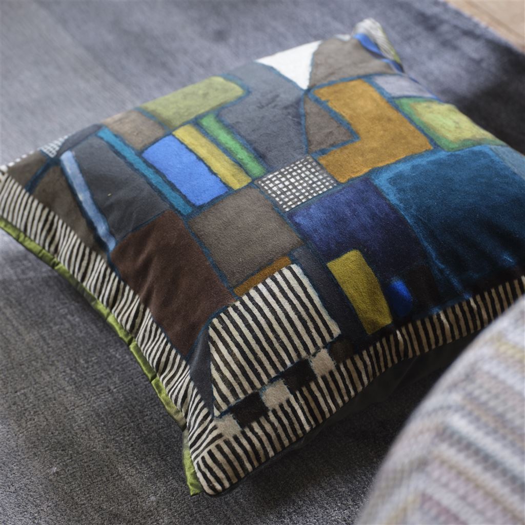 Kissen RAKU PATCHWORK CHOCOLATE der Marke Designers Guild