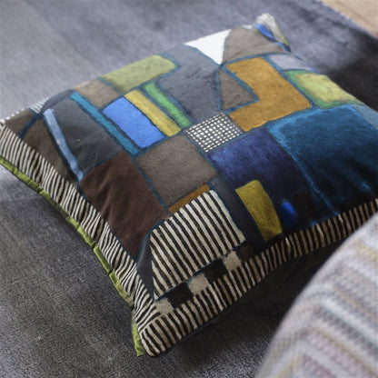 Kissen RAKU PATCHWORK CHOCOLATE der Marke Designers Guild