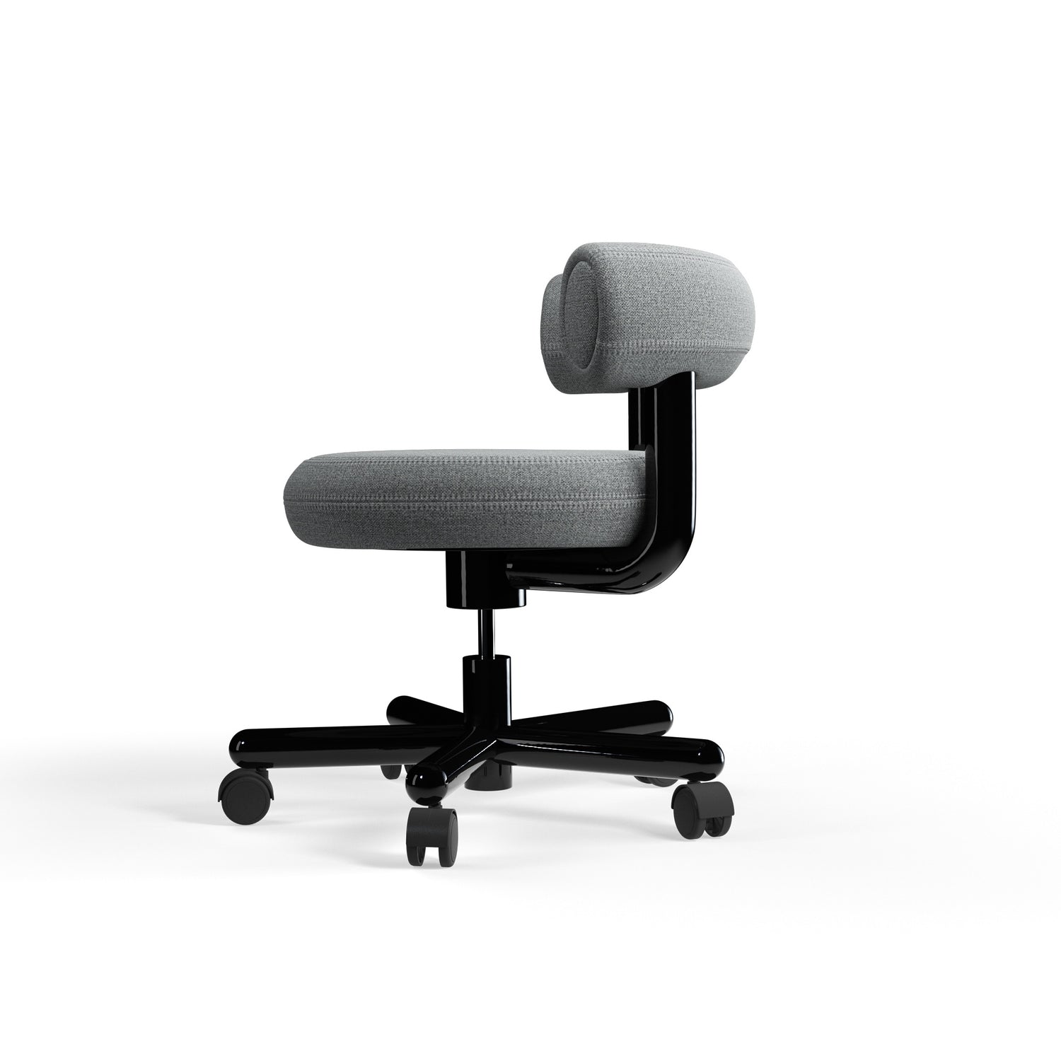 Fat Work Chair – Mid Grey Stoff (Kvadrat Hallingdal 65)
