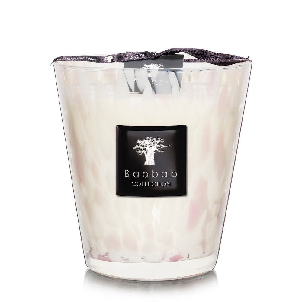 Baobab scented candle - WHITE PEARLS Max 16