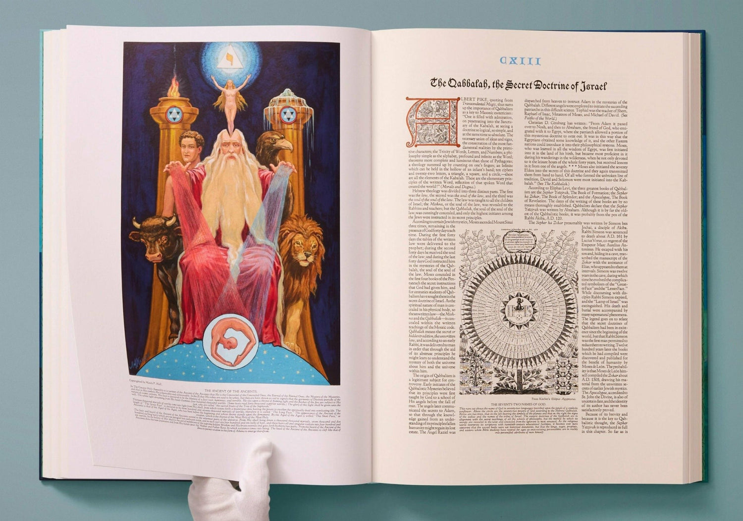 Hardcover Secret Teachings of All Ages mit Begleitbuch