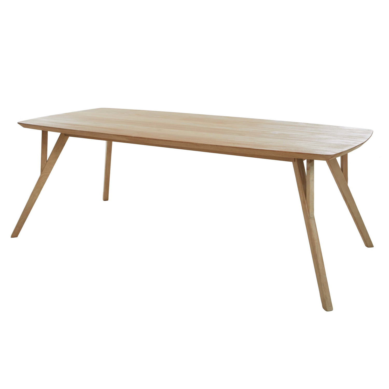 Esstisch aus Holz in Natur mit minimalistischer Gestaltung