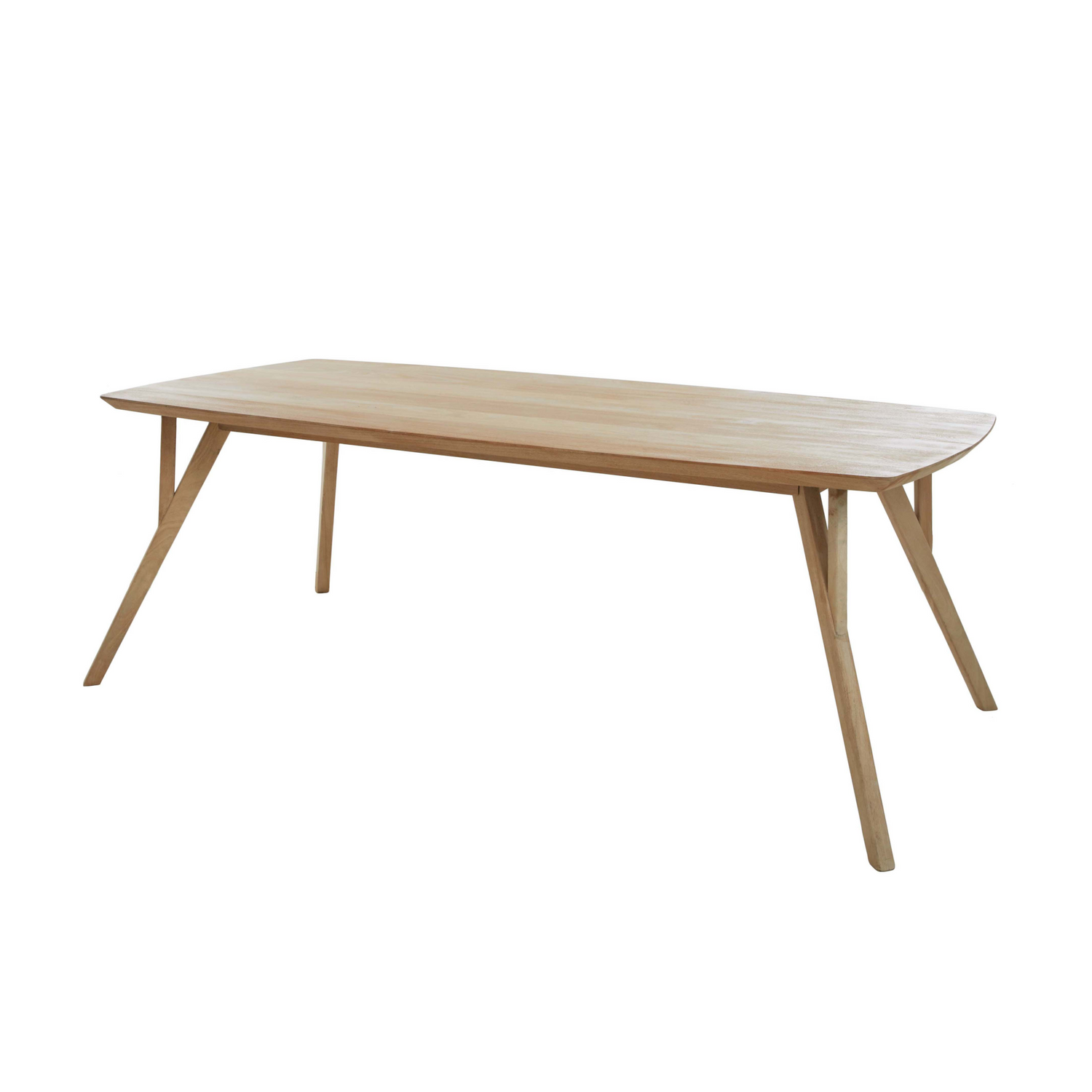 Moderner Holztisch in Braun für Esszimmer aus Mangoholz