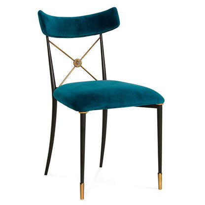 Esszimmerstuhl RIDER Rialto Peacock von Jonathan Adler