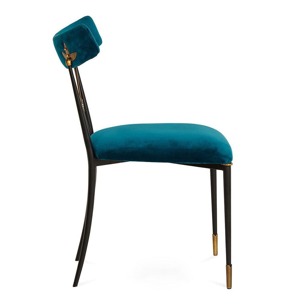 Esszimmerstuhl RIDER Rialto Peacock von Jonathan Adler