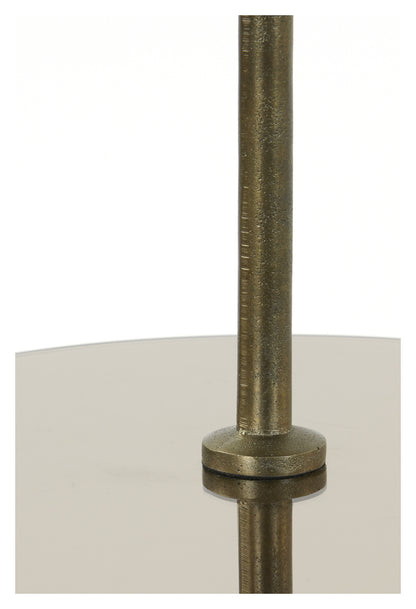 Etagere DANULA 3 Schichten, antik bronze/braun,  Ø35x43cm