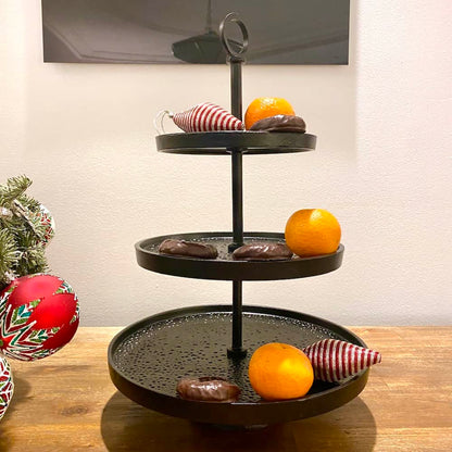Etagere Lutek schwarz