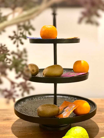 Etagere Lutek schwarz