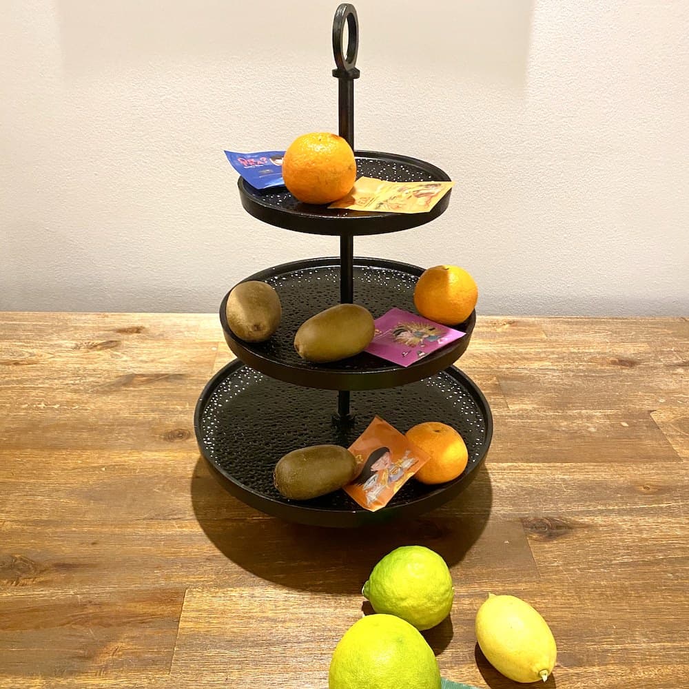 Etagere Lutek schwarz